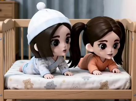 小朋友们评评理,谁才是最可爱的小豆宝?#小豆宝家族 #小豆包 #小爬爬 #3d动画 #豆包ai