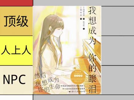 “我想成为你的眼泪,然后我想成为你的生命”
#四季大雅 #我想成为你的眼泪 #小说评价