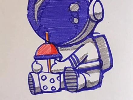 #简笔画 #太空人
卡通人物简笔画教程画起来
太空人 宇航员
#一山艺术