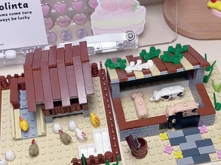 鸡是人类的好朋友🤤🤤 #解压 #拼装#diy #沉浸式#积木