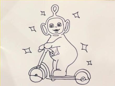 #简笔画 #跟着抖音学画画 #天线宝宝 挑战1000个简笔画-天线宝宝@DOU+小助手 #画画