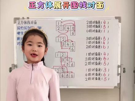 【正方体展开图找对面】的4种类型, 只有 141、231、222 、33这四大类、共11种图形是正方体展开图,其他任何形状都拼不成正方体。#小学数学 #正方体展开图找对面 #一年级数学 #抖音精选 @抖音创作小助手