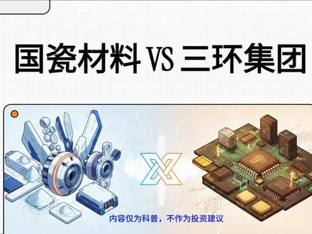 国瓷材料VS三环集团:陶瓷双强PK #国瓷材料 #三环集团 #MLCC #先进封装 #固态电池 国瓷材料VS三环集团:陶瓷双强PK