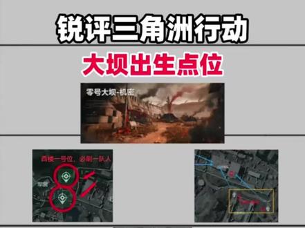 零号大坝出生点位#三角洲行动#锐评#零号大坝