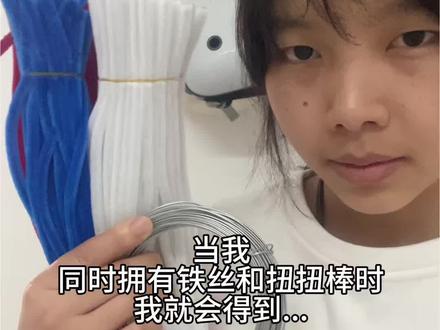 其实月前就做好的啦 只是因为一些原因主包没来得及剪辑 所以现在才更新🥹 咱们下期见🥳#dou上热门 #手工diy #扭扭棒的100种玩法 #抖音推广