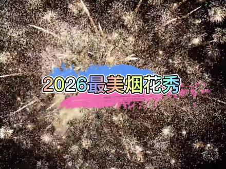 2026最美烟花秀#过年 #放烟花