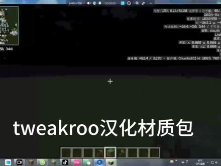 【Minecraft】tweakroo汉化包(全家桶)#游戏视频