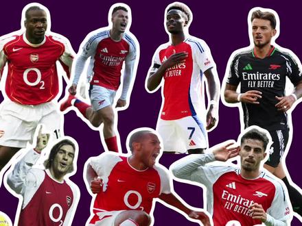 传奇or现役?看看阿森纳球迷的选择! #阿森纳#英超