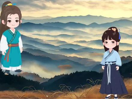 希沃中怎样让两个人物交替说话,原创卡通人物动态素材免抠图透明背景#素材 #卡通人物 #原创 #ppt素材 #古风