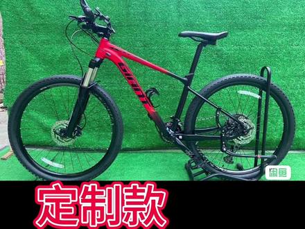 捷安特ATX860改捷安特XTC820红黑渐变色#山地车涂装 #骑行 #改装 #涂装定制