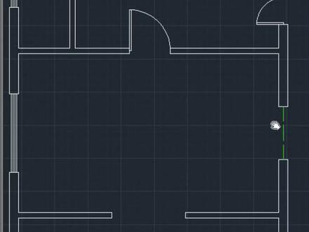 CAD如何快速画户型图的门#cad #cad教程 #cad画图 #零基础