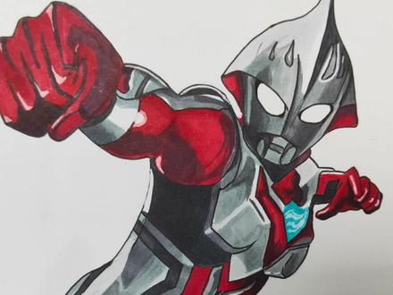 虽然不是最强的,但是做值得尊重的一个奥特战士#奈克瑟斯奥特曼 #诺亚奥特曼 #你要永远相信光 #手绘