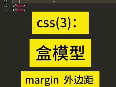 css里的margin和padding分别就是外边距和内边距 #css #html #网页教程 抖音
