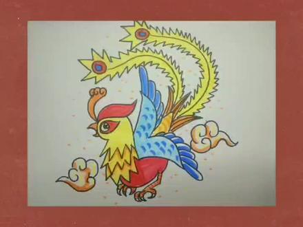 简笔画凤凰#简笔画#简笔画教程#画画#凤凰#美术作业 @抖音小助手