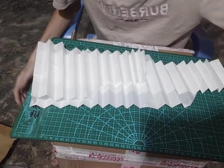 折纸教程,一张正方形纸不剪不裁折一个九尾狐妖