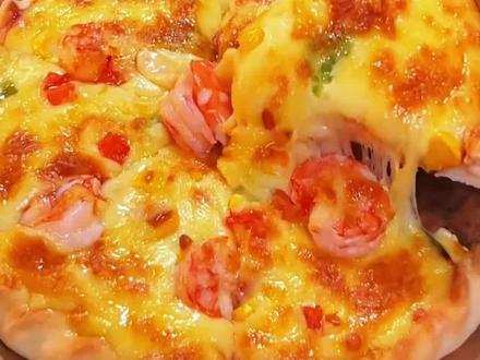 好吃又简单的大披萨🍕,学会了你也赶紧做起来吧#美食 #家常菜 #烹饪技巧 #做美食