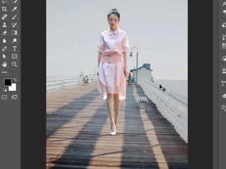 添加影子让人物融合更好#ps #全民直播购物嘉年华