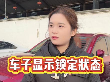 车子显示锁定状态,疑似盗抢车?#汽车#典当行