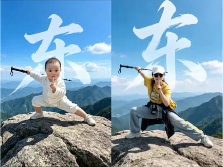 无痛get山巅登顶照ai教程,无痛get山巅登顶照ai模板,无痛get山巅登顶照怎么做,无痛get山巅登顶照教程,无痛get山巅登顶照拍同款,百战成诗视频怎么拍,百战成诗视频怎么剪辑,百战成诗视频特效,百战成诗视频制作教程#剪映#无痛get山巅登顶照 #AI百战成诗