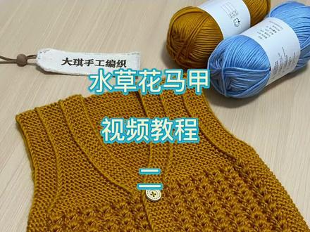 宝宝马甲视频教程 #手工diy #手工编织 #零基础学钩针 #棒针编织