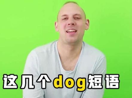 知道吗,原来dog短语还有这些意思!@跟大熊玩英语
