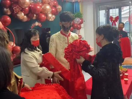 沙河风俗,绑披红,谁知道啥寓意