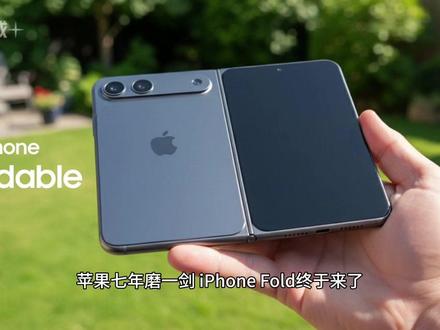 苹果折叠屏正式官宣!iPhone Fold 9月亮相! 苹果七年磨一剑,iPhone Fold终于来了!
根据最新供应链消息全面证实,苹果首款折叠屏手机将于2026年9月与iPhone 18系列同台亮相,成为苹果历史上最具革命性的产品形态变革。
外观方面,iPhone Fold采用书本式横向折叠设计——合上为5.5英寸外屏,展开后内屏达7.8英寸,接近iPad mini尺寸。展开厚度仅4.5-4.8mm,比iPad Pro还薄!折痕深度控制在0.15mm以下,几乎实现视觉零折痕,与OPPO Find N6并列行业顶尖水准。
最重磅的变化是取消Face ID,改用集成于侧边电源键的Touch ID指纹识别,解锁速度比Face ID快约30%,换来的是更纤薄的机身和史上最大的iPhone电池——5800mAh!
性能上首发A20 Pro芯片(2nm工艺),性能提升15%,能效提升30%;搭载自研C2基带,彻底告别高通;仅支持eSIM,取消实体卡槽。内屏首发屏下摄像头技术,实现真正全面屏体验。
软件层面,iOS 27为折叠形态专属定制窗口化多任务,百万iPad应用原生运行,真正实现"口袋iPad"。
售价预计1999-2500美元(约1.3-1.7万元人民币),将成为苹果有史以来最贵的iPhone。
七年等待,苹果终于摊牌——这一次,折叠屏要变天了!#iPhoneFold #苹果手机 #苹果新机 #折叠屏手机 #科技下一站