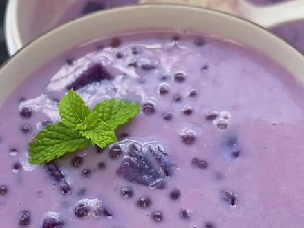 比奶茶还好喝的紫薯西米露,你喜欢吗?#抖音美食创作人