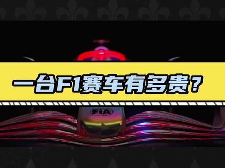 这是一台F1赛车的直观价格,但不代表其真正的价值,前期的研发和测试费用无法准确估计,欢迎大家一起讨论!#F1 #科普 #赛车 #汽车
