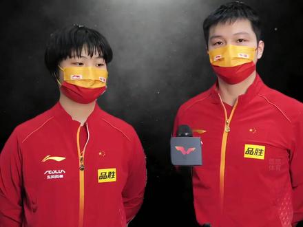 东风蒯递:混双赛场的黄金搭档 #樊振东 #蒯曼 #国乒 #乒乓球 #混双