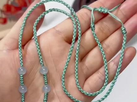 项链绳纯手工编织绳教程来啦#diy #项链