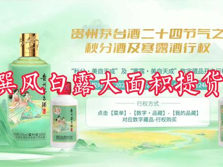 #热门 #巽风 #节气酒 #茅台酒 #巽风小哥 巽风节气大酒大涨?