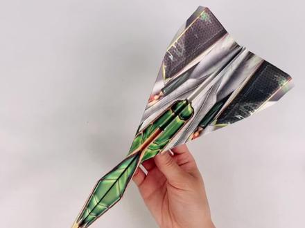 豪华滑翔机折法教程,教你叠飞行超远的纸飞机#手工折纸 #纸飞机 #折纸 #儿童益智玩具 #折纸飞机 #幼儿手工