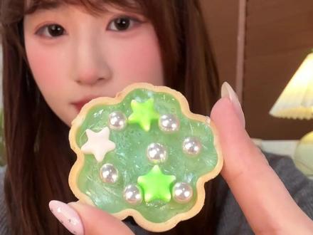 夏日斑斓拉丝水饴糖吃吃~ #吃播 #水饴糖 #糖果 #拉丝 #咀嚼音