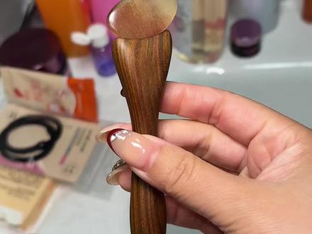 有这个羊角拨筋棒就够了,自己在家就能做面部spa#护肤 #拨筋棒 #女生必备 #面部 #羊角拨筋棒