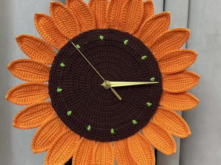 向日葵钟表教程第二集#手工编织