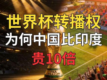 世界杯转播权为何中国比印度贵整整10倍 ,5块门票花不出去,21亿你倒想要 #世界杯 #足球 #苏超 #球迷 #真实生活分享计划