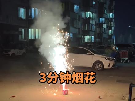 种草了3分钟烟花,结果警察叔叔来了😂#安全放炮 #放烟花 #3分钟烟花