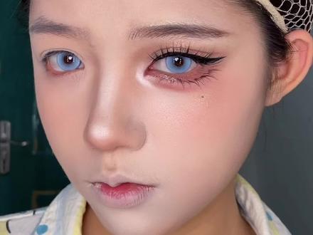 清冷小狐狸眼妆教程!三倍大眼术轻松学会!! #妆教 #眼妆教程 #cos妆 #漫画感