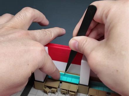 “用模型去换中国汉堡 失败!“ #3d打印 #拓竹 #微缩模型 #塔斯汀 #以物换物