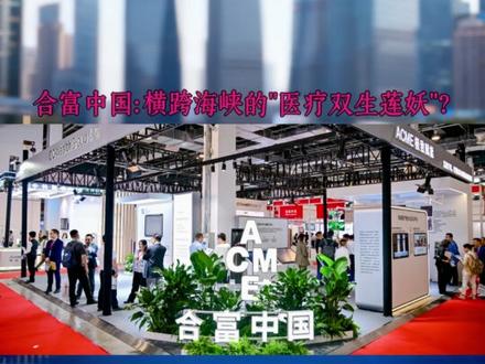 合富中国:横跨海峡的"医疗双生莲妖"?