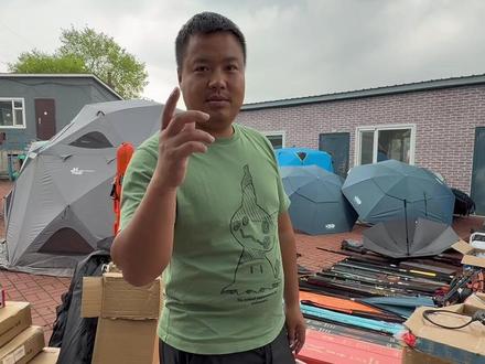 我装备最多,全是薅厂家的 #户外 #钓鱼 #渔具