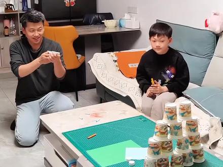 和孩子一起手搓简单的折纸小手枪 #亲子手工 #手工diy #折纸教程 #折纸