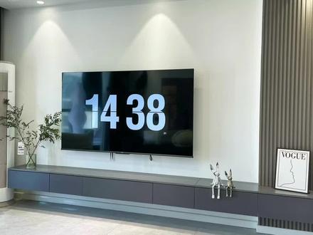 是不是都想知道电视上的时间是怎样设置的?超级简单!!教程来咯~#翻页时钟 #电视屏保 #翻页时钟来啦