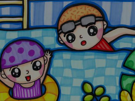 31一起去游泳#兴趣爱好#爱好#方法#绘画#亲子教育#画画#育儿@DOU+小助手