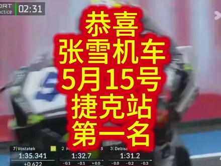 中国速度再次震惊世界!张雪机车捷克站自由练习赛夺魁!