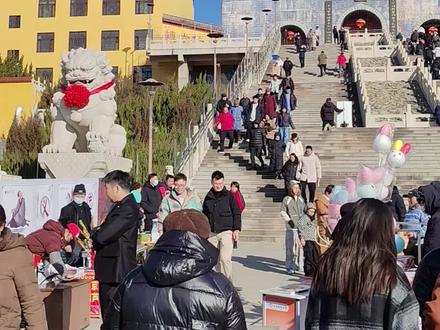 初一看人来正觉寺。#正觉寺博山 #祈福