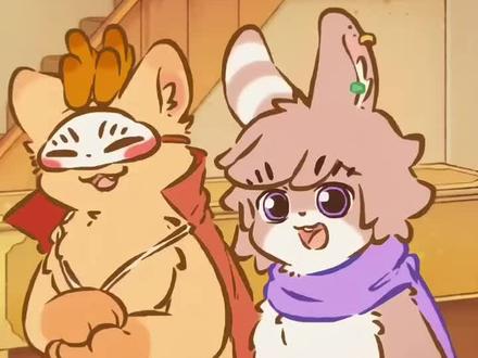 你们就继续逗这个皮皮吧!#有兽焉 #动漫 #搞笑 #天禄 #兔四