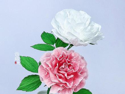 保姆级纸巾月季花教程 它来了#手工diy #云拾光手作