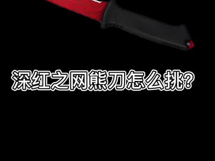 帅帅的红网熊刀皮肤挑选来啦~请问单面最多几个网呢?#csgo皮肤 #csgo皮肤讲解 #csgo #创作灵感